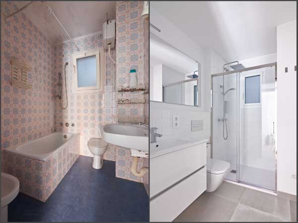 Before After Bathroom Renovation